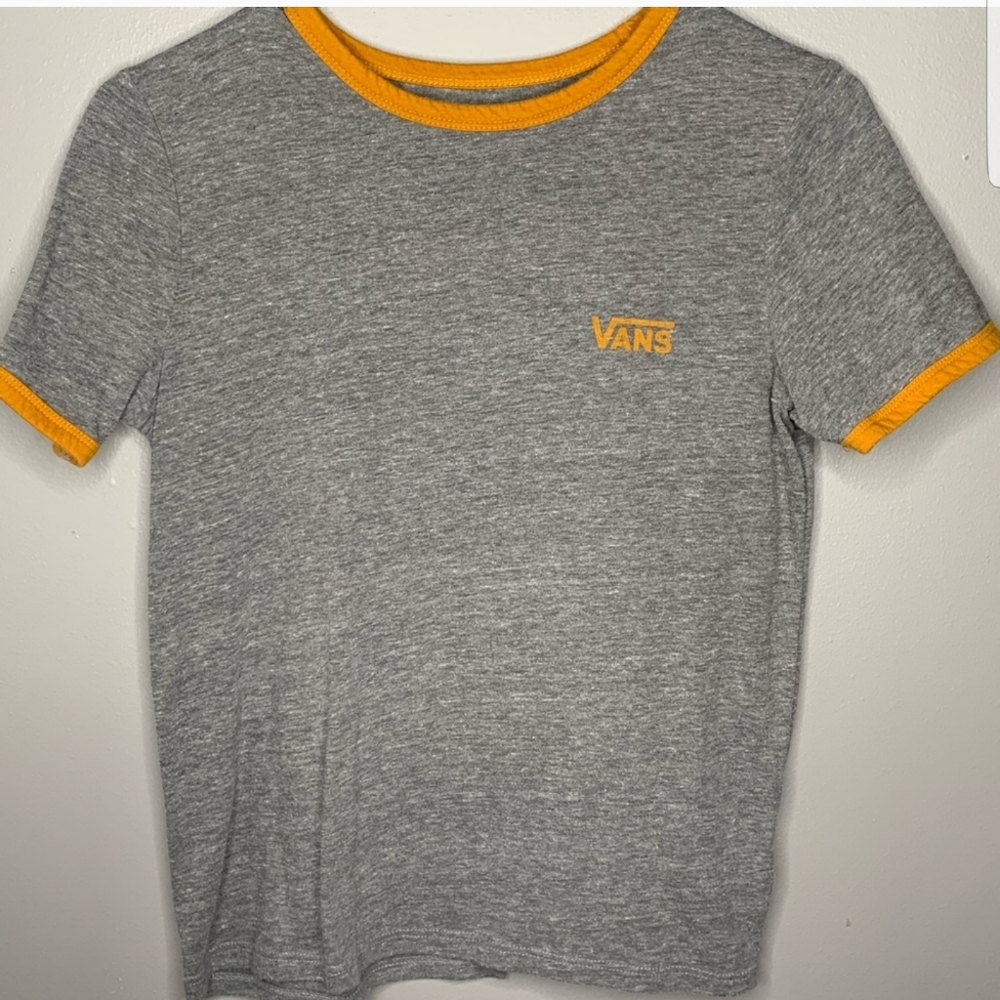 2 Van's Tshirts, slightly cropped